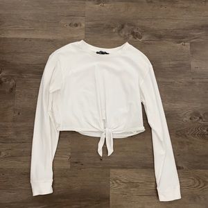 Long sleeve crop top